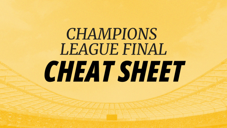 Image for Champions League Final tips cheat sheet